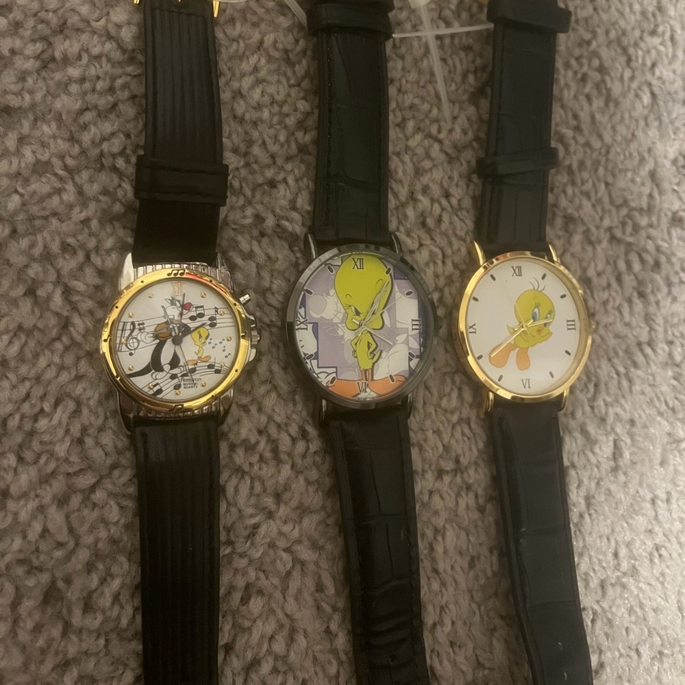 Tweety bird 3 pc watch set